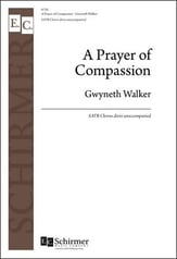 A Prayer of Compassion SATB choral sheet music cover